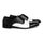 Bold Brogue men’s black and white dress shoes classic brogue style in premium studio hero shot showcasing bold contrast formal design