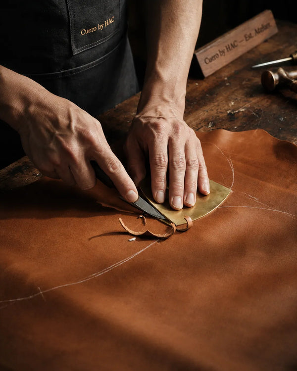 Artisan shoemaking detail